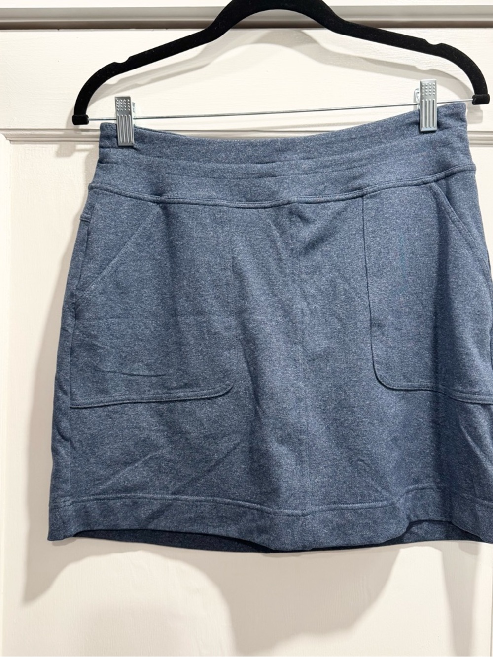 Title Nine Blue Athletic Skort Thermal Pockets Active Outdoor Hiking Tennis Prep
